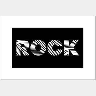 rock lines design Posters and Art